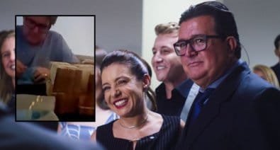“Antigo e tirado do contexto”, diz prefeita sobre vídeo do marido contando dinheiro