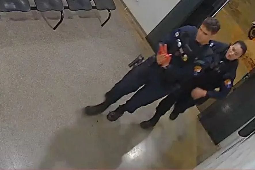 Vídeo mostra PM após ser atacado com facão em MT; suspeito foi morto