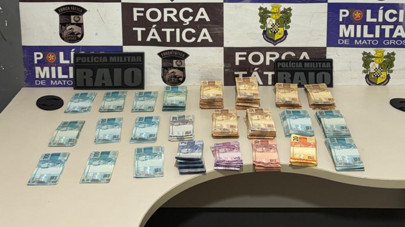 Força Tática apreende menor com R$ 73,7 mil em dinheiro de facção criminosa