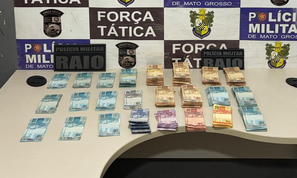 Força Tática apreende menor com R$ 73,7 mil em dinheiro de facção criminosa