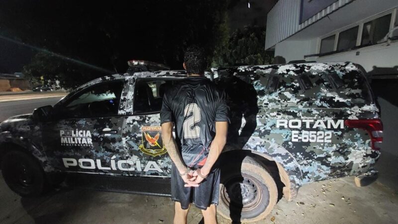 Foragido da Justiça, zagueiro é preso por policiais da Rotam durante jogo de futebol em Cuiabá