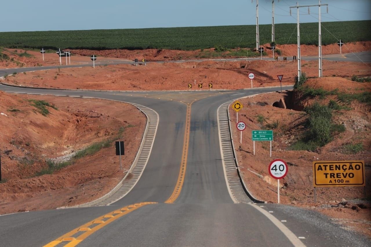 MT fará obras nos acessos das rodovias estaduais com BR-070 para aumentar segurança