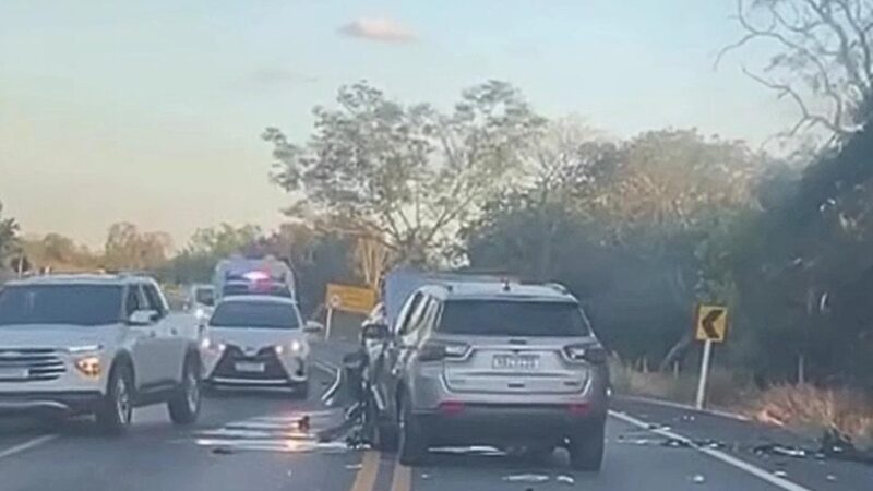 Colisão entre Jeep e Voyage deixa três mortos na rodovia MT-010 em Rosário Oeste