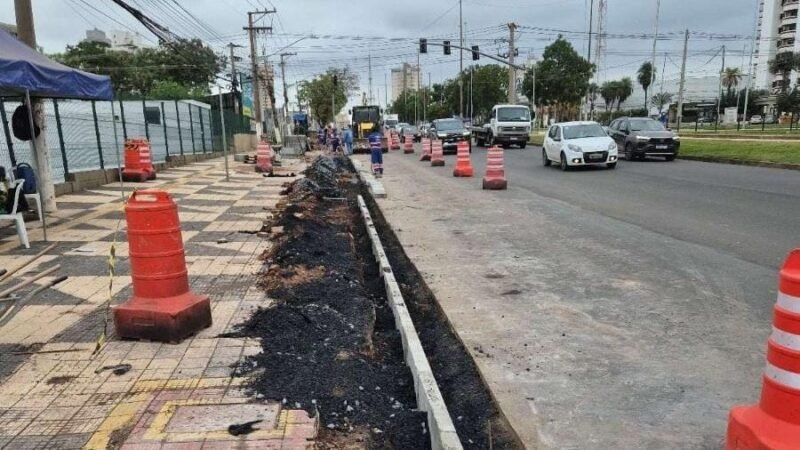 Obras do BRT no entorno do Centro Político entram na fase final com início da sinalização