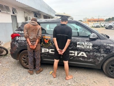 Polícia prende criminosos e recupera caminhonete roubada em propriedade rural