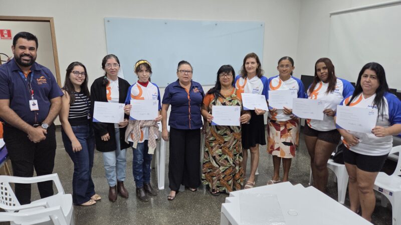 Encerramento do Curso de Artesão de Pintura em Tecido