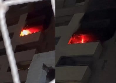 Incêndio atinge apartamento no 13º andar de prédio residencial em Cuiabá; vídeo