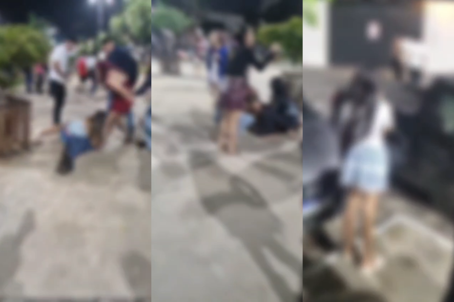 Briga generalizada após festa junina no Liceu Cuiabano viraliza nas redes sociais