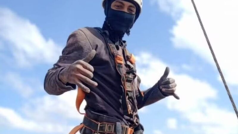 Jovem de 29 anos morre após cair de torre de telefonia às margens da rodovia BR-163