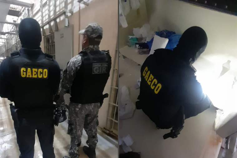 Gaeco faz operação na PCE após réu fazer sinal do Comando Vermelho para juíza em audiência