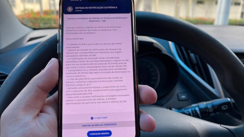 Motoristas podem obter até 40% de desconto em multas com adesão ao sistema