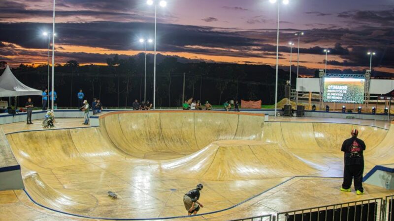 Parque Novo Mato Grosso recebe principal etapa do circuito brasileiro de skate
