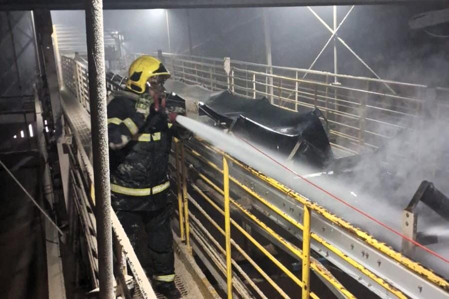 Incêndio atinge usina de etanol em Mato Grosso e destrói setor de emergência; confira vídeo