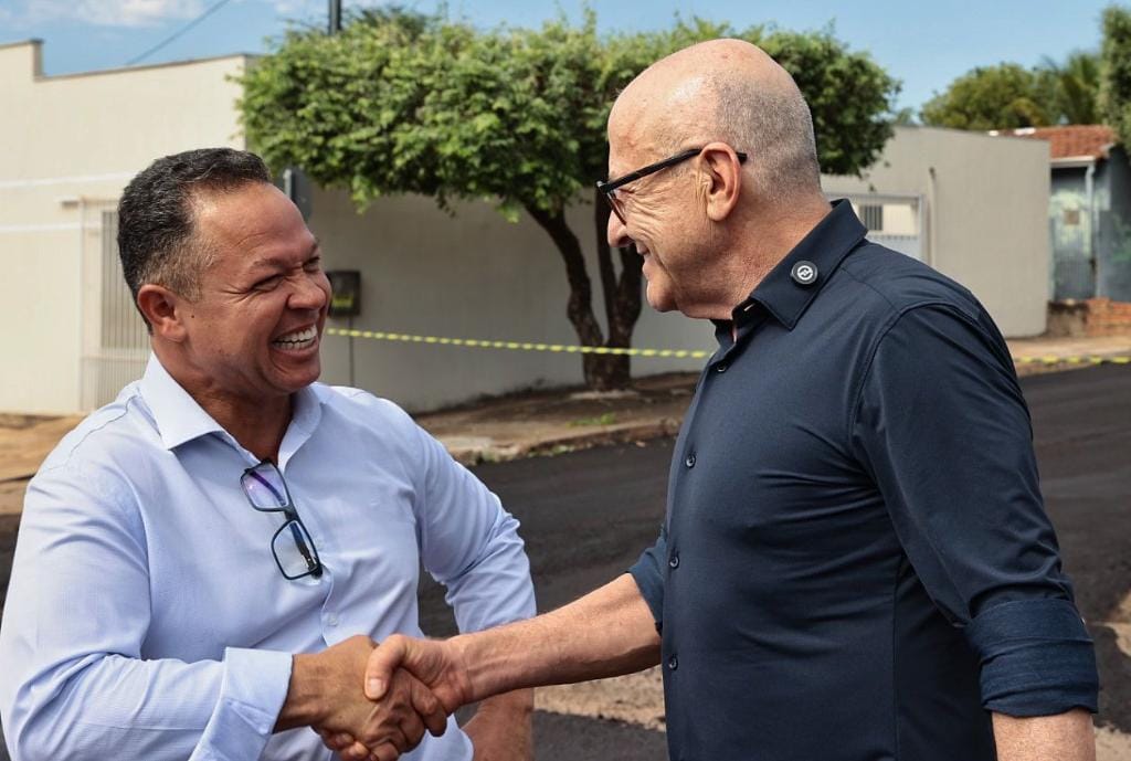Governador e prefeito autorizam R$ 57 milhões para asfalto e drenagem em Rondonópolis
