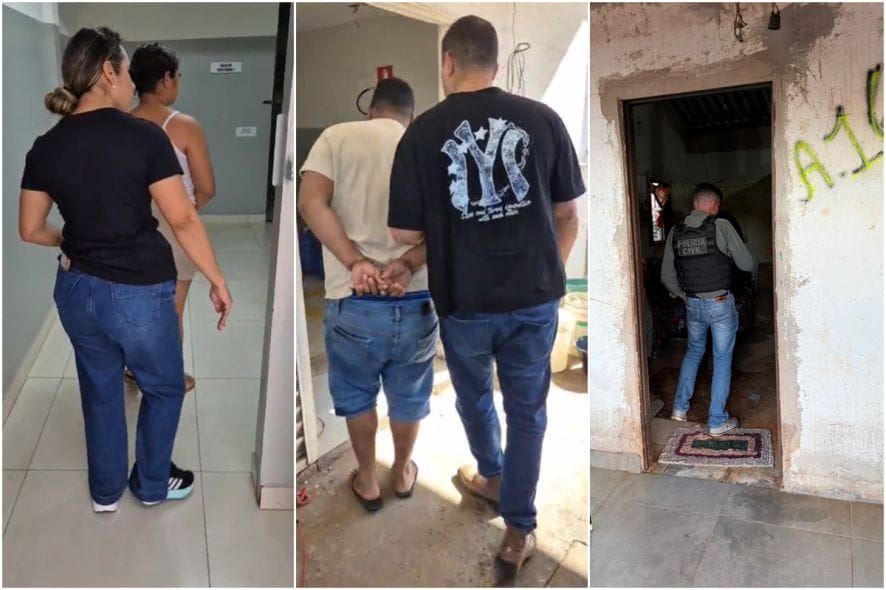 Casal de Cuiabá é preso por comandar tráfico e ‘salves’ praticados por facção criminosa