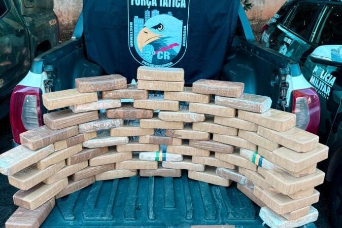 Forças de segurança prendem  traficantes com 63 kg de cocaína avaliados em R$ 1,2 milhão