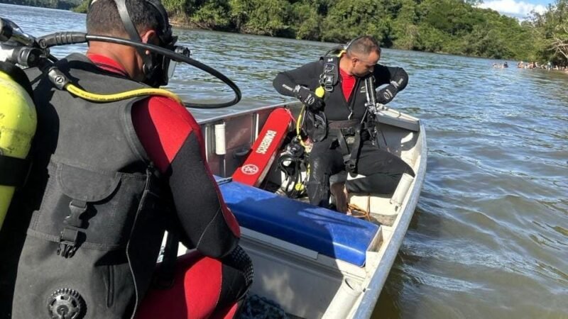 Jovem cai no Rio Teles Pires e morre afogado; bombeiros resgatam corpo