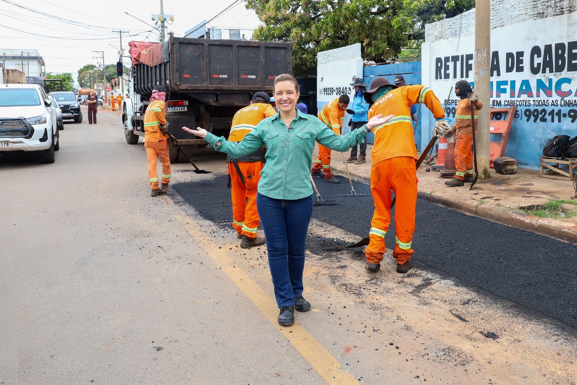 VG inicia força-tarefa para  recuperação asfáltica na região do Grande Cristo Rei