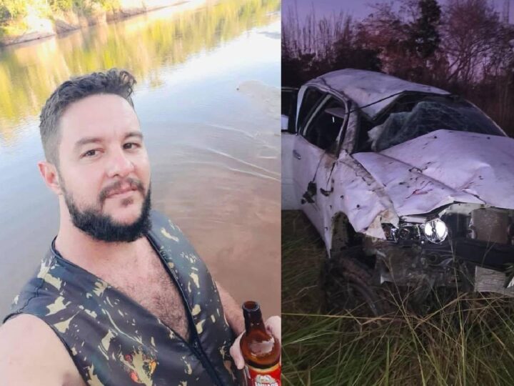 Empresário e mulher morrem em capotamento de caminhonete; três ficam feridos em MT