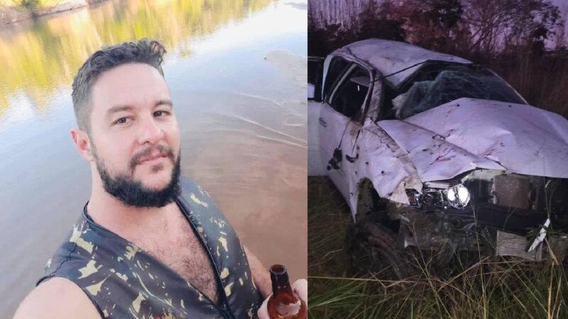 Empresário e mulher morrem em capotamento de caminhonete; três ficam feridos em MT