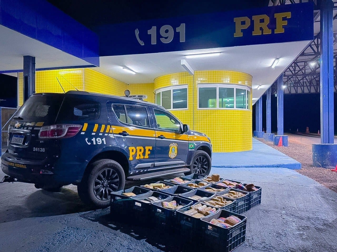 PRF apreende mais de 280 quilos de drogas em ações na rodovia BR-364 em Mato Grosso
