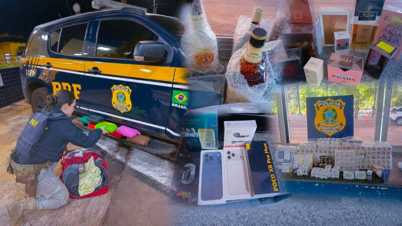 PRF apreende supermaconha, medicamentos e produtos importados Cáceres e Cuiabá