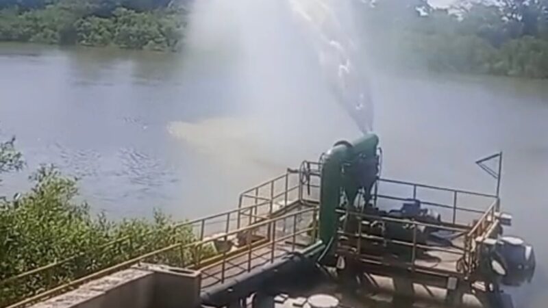 Rompimento em estação deixa mais de 20 bairros de Várzea Grande sem água; veja quais