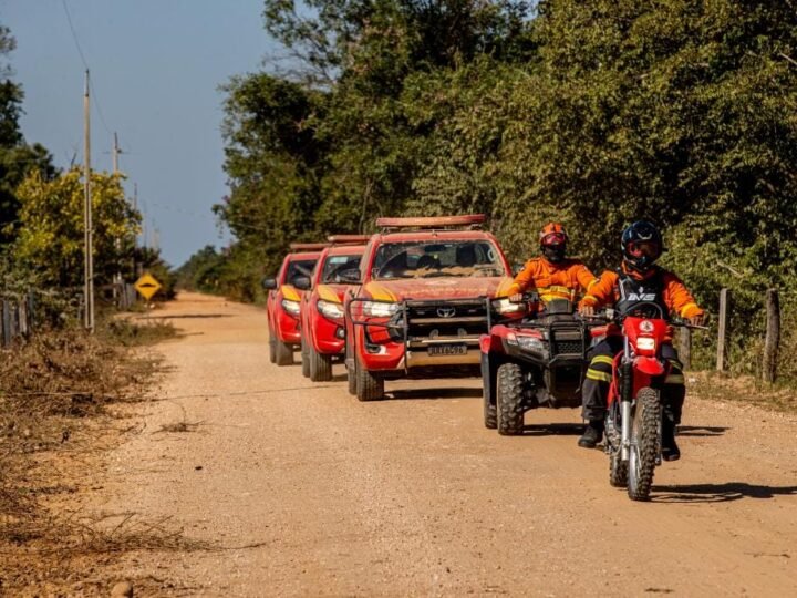 Corpo de Bombeiros envia equipes para áreas vulneráveis a incêndios florestais