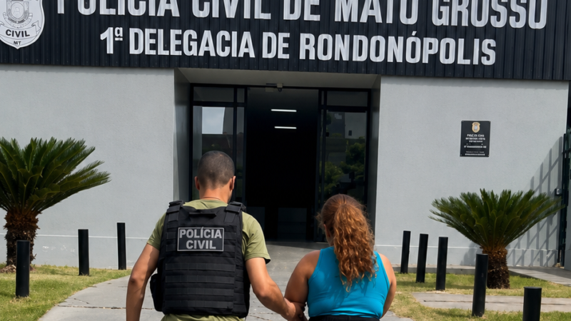 Investigada no Pernambuco é presa pela PC em comércio da família dela em Mato Grosso