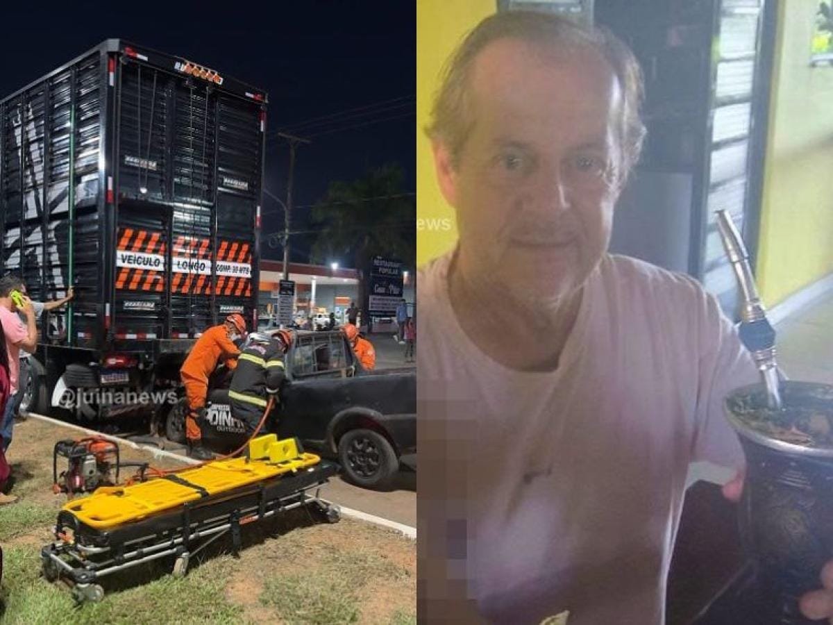 Empresário morre após bater picape na traseira de carreta estacionada em avenida de MT