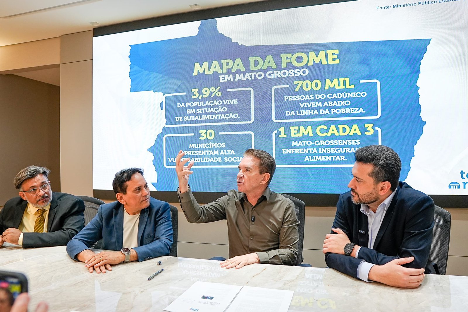 Tribunal de Contas lidera mobilização para combater a fome em Mato Grosso