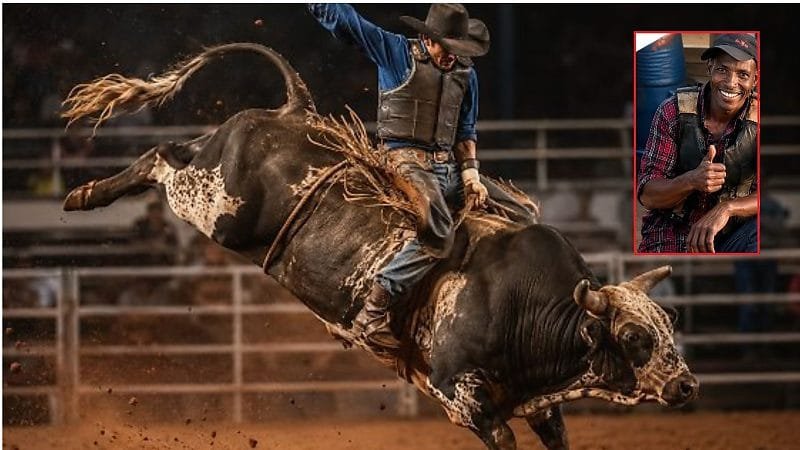 Peão morre após ser pisoteado por touro durante treino de montaria em fazenda