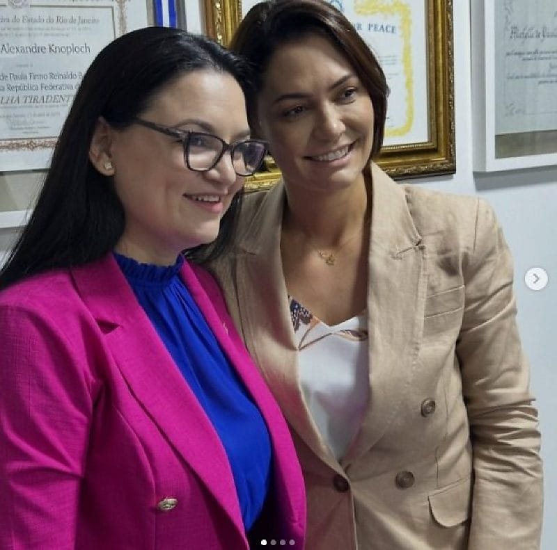 Samantha Iris elogia Michelle, mas admite conversar sobre comando nacional do PL Mulher