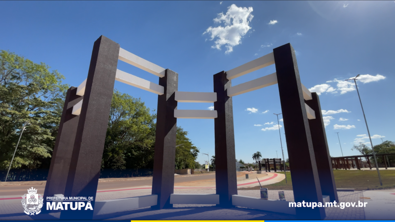 Nova Praça Central de Matupá entra na reta final e será inaugurada em breve