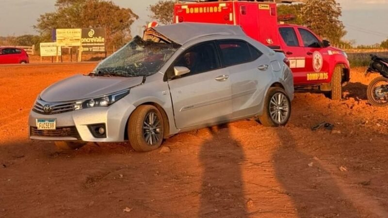Funcionários da JBS morrem após carro tombar e bater de frente com carreta na BR-174