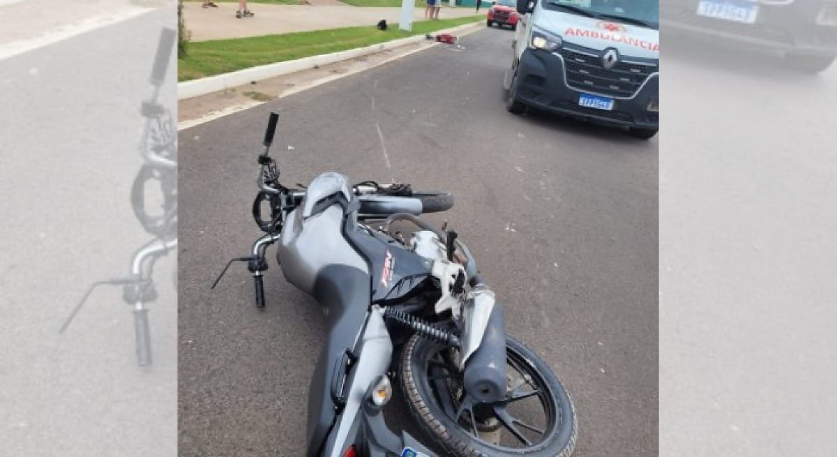 Menina de 2 anos morre e mãe fica ferida após motocicleta atingir poste em Cuiabá