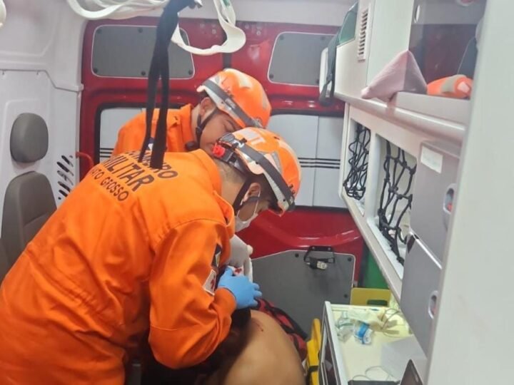 Corpo de Bombeiros socorre pré-adolescente de 11 anos atingido por coice de cavalo