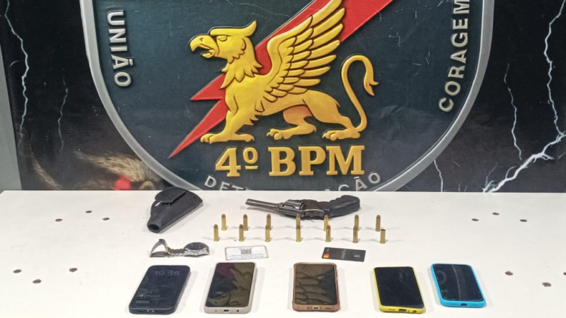 Golpista é preso em VG com revólver e munições após aplicar fraudes pela internet