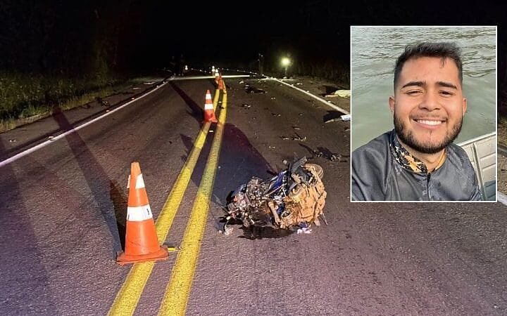 Estudante de Direito da Unemat morre em acidente entre moto e caminhonete na BR-174