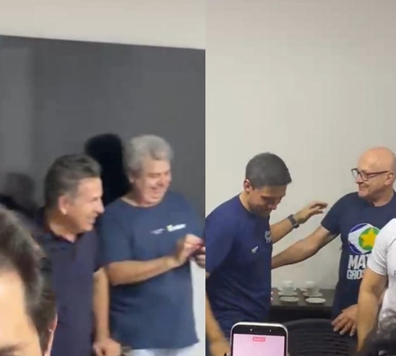 Pivetta e Mauro se reúnem com lideranças em jantar na sede do Republicanos em Cuiabá
