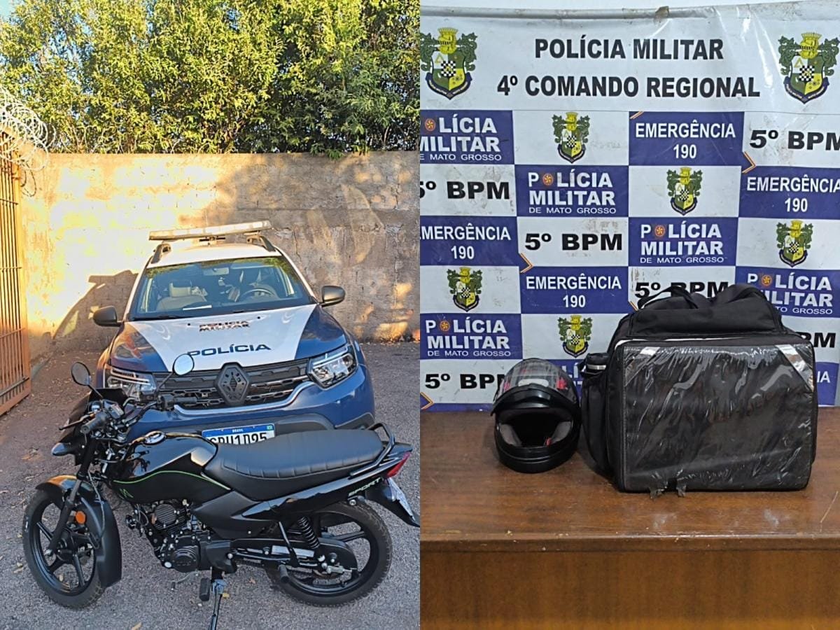 Falso motociclista de aplicativo é preso pela PM após sequestrar e abusar de adolescente em MT