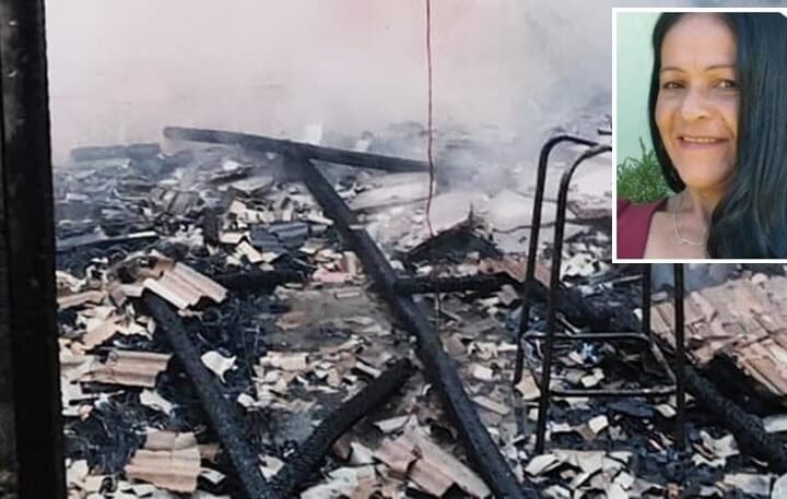 Mulher morre após sofrer queimaduras em 90% do corpo durante incêndio em MT