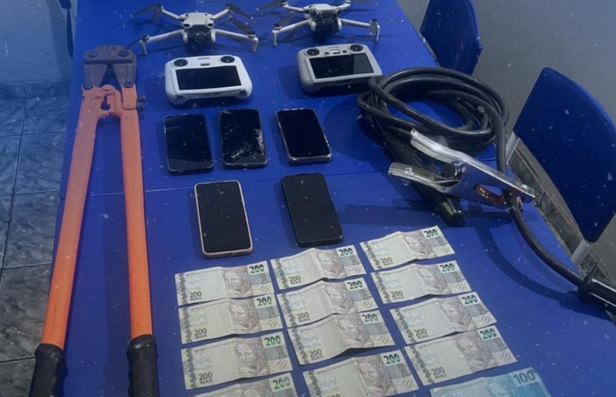 Quadrilha de outros estados que planejava série de crimes em MT é presa com drones e drogas