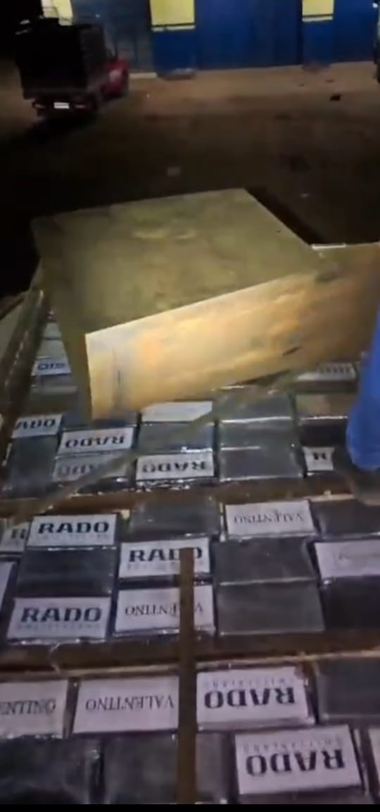 Gefron de MT atua com a PF na apreensão de 1,5 tonelada de cocaína avaliada em R$ 38 milhões