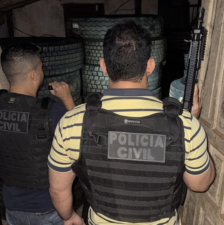 PC prende integrantes de grupo criminoso e recupera carga de pneus roubada de empresa