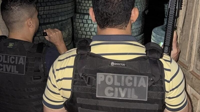 Polícia Civil prende integrantes de grupo criminoso e recupera carga de pneus roubada de empresa