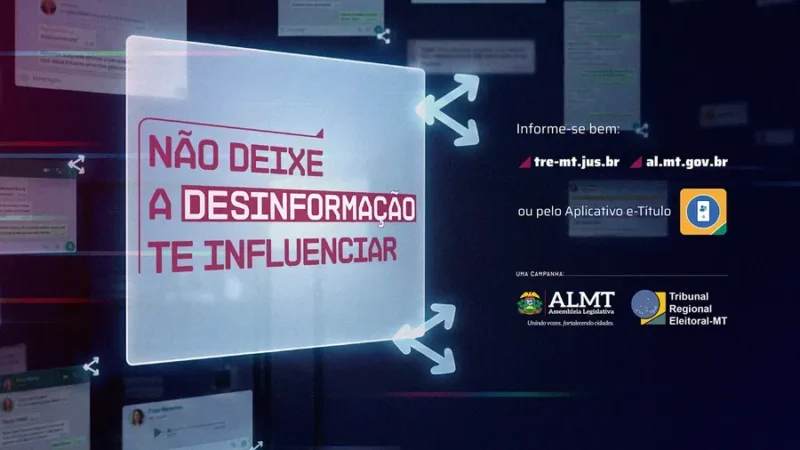 Assembleia e TRE lançam campanha para combater desinformação nas eleições