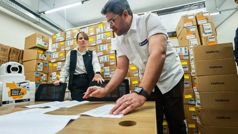 Prefeitura recebe 98 câmeras do Vigia Mais MT para reforçar segurança no Mercado do Porto