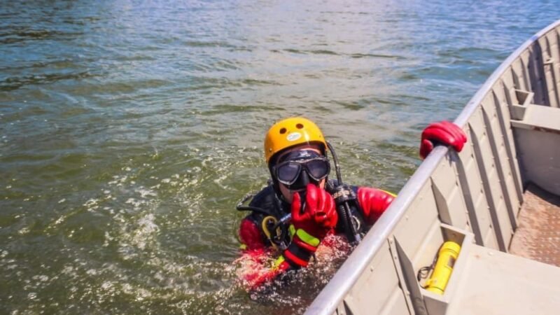 Corpo de Bombeiros localiza corpo de jovem de 19 anos que se afogou no Rio Araguaia