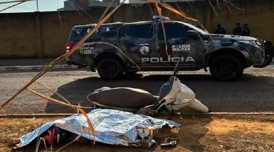 Perseguição e troca de tiros termina com bandido morto pela Polícia Militar em MT
